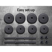 Load image into Gallery viewer, Everfit 17KG Dumbbells Dumbbell Set Weight Plates Home Gym Fitness Exercise
