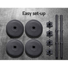 Load image into Gallery viewer, Everfit 12KG Dumbbells Dumbbell Set Weight Plates Home Gym Fitness Exercise