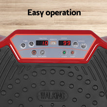 Load image into Gallery viewer, Vibration Machine Plate Platform Body Shaper Home Gym Fitness Maroon