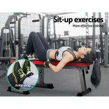Load image into Gallery viewer, Everfit Multi-Station Weight Bench Press Weights Equipment Fitness Home Gym Red