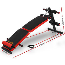 Load image into Gallery viewer, Everfit Adjustable Sit Up Bench Press Weight Gym Home Exercise Fitness Decline