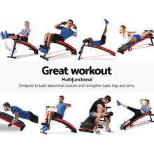 Load image into Gallery viewer, Everfit Adjustable Sit Up Bench Press Weight Gym Home Exercise Fitness Decline