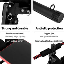 Load image into Gallery viewer, Everfit Adjustable Sit Up Bench Press Weight Gym Home Exercise Fitness Decline