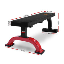 Load image into Gallery viewer, Everfit Fitness Flat Bench Weight Press Gym Home Strength Training Exercise