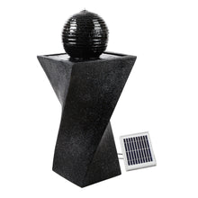 Load image into Gallery viewer, Gardeon Solar Powered Water Fountain Twist Design with Lights