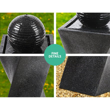 Load image into Gallery viewer, Gardeon Solar Powered Water Fountain Twist Design with Lights