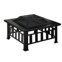 Load image into Gallery viewer, Fire Pit BBQ Table Grill Outdoor Garden Wood Burning Fireplace Stove