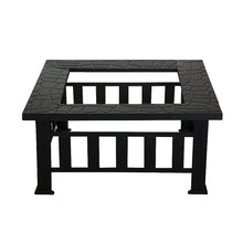 Load image into Gallery viewer, Fire Pit BBQ Table Grill Outdoor Garden Wood Burning Fireplace Stove