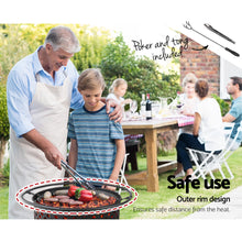Load image into Gallery viewer, Fire Pit BBQ Grill Smoker Portable Outdoor Fireplace Patio Heater Pits 30"