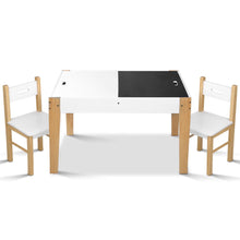 Load image into Gallery viewer, Keezi Kids Table and Chair Set Activity Chalkboard Toys Storage Desk Drawing