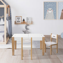 Load image into Gallery viewer, Keezi Kids Table and Chair Set Activity Chalkboard Toys Storage Desk Drawing