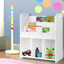 Load image into Gallery viewer, Keezi Kids Bookcase Childrens Bookshelf Display Cabinet Toys Storage Organizer