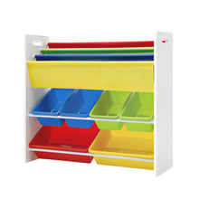 Load image into Gallery viewer, Keezi Kids Bookcase Childrens Bookshelf Toy Storage Organizer Display Rack Book