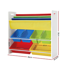 Load image into Gallery viewer, Keezi Kids Bookcase Childrens Bookshelf Toy Storage Organizer Display Rack Book