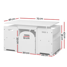 Load image into Gallery viewer, Keezi Kids Multi-function Table and Chair Hidden Storage Box Toy Activity Desk