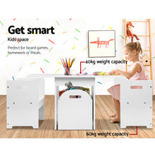 Load image into Gallery viewer, Keezi Kids Multi-function Table and Chair Hidden Storage Box Toy Activity Desk