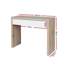 Load image into Gallery viewer, onsole Table Hallway Sofa Table Entry Desk With Storage Drawer 100CM