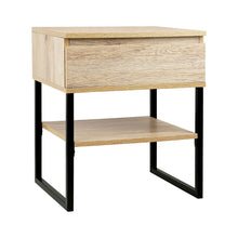 Load image into Gallery viewer, Artiss Chest Style Metal Bedside Table