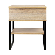 Load image into Gallery viewer, Artiss Chest Style Metal Bedside Table