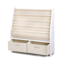 Load image into Gallery viewer, Keezi 4 tier Kids Bookshelf Wooden Bookcase Children Toy Organiser Display Rack