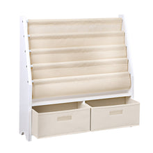 Load image into Gallery viewer, Keezi 4 tier Kids Bookshelf Wooden Bookcase Children Toy Organiser Display Rack