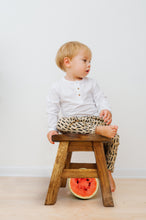 Load image into Gallery viewer, Children's Wooden Stool Blue Baby ELEPHANT Themed Chair Toddlers Step sitting Stool