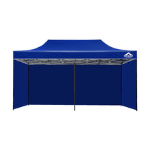 Load image into Gallery viewer, Gazebo Pop Up Marquee 3x6m Folding Wedding Tent Gazebos Shade Blue