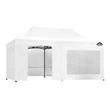 Load image into Gallery viewer, Instahut Gazebo Pop Up Marquee 3x6m Folding Wedding Tent Gazebos Shade White
