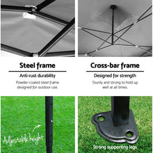 Load image into Gallery viewer, Instahut Gazebo Pop Up Marquee 3x6m Folding Wedding Tent Gazebos Shade White