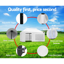 Load image into Gallery viewer, Instahut Gazebo Pop Up Marquee 3x6m Folding Wedding Tent Gazebos Shade White