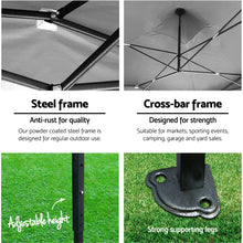 Load image into Gallery viewer, Instahut Gazebo Pop Up Marquee 3x6m Outdoor Tent Folding Wedding Gazebos White