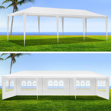 Load image into Gallery viewer, Instahut Gazebo 3x9m Outdoor Marquee side Wall Gazebos Tent Canopy Camping White 5 Panel