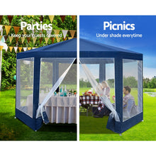 Load image into Gallery viewer, Instahut Gazebo Wedding Party Marquee Tent Canopy Outdoor Camping Gazebos Navy
