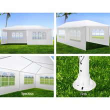 Load image into Gallery viewer, Instahut Gazebo 3x6 Outdoor Marquee Side Wall Party Wedding Tent Camping White
