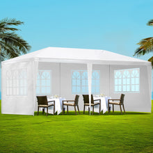 Load image into Gallery viewer, Instahut Gazebo 3x6 Outdoor Marquee Side Wall Party Wedding Tent Camping White