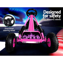 Load image into Gallery viewer, Rigo Kids Pedal Go Kart Car Ride On Toys Racing Bike Rubber Tyre Adjustable Seat