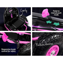 Load image into Gallery viewer, Rigo Kids Pedal Go Kart Car Ride On Toys Racing Bike Rubber Tyre Adjustable Seat