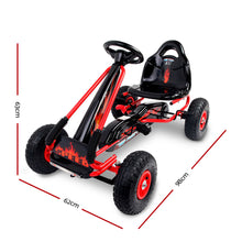Load image into Gallery viewer, Rigo Kids Pedal Go Kart Car Ride On Toys Racing Bike Rubber Tyre Adjustable Seat