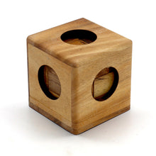 Load image into Gallery viewer, Wooden brain teaser puzzle gift box - 9 individual mechanical puzzle set in own box