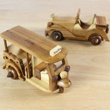 Load image into Gallery viewer, Wooden Tuk Tuk Taxi scooter Toy