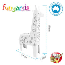 Load image into Gallery viewer, Cardboard pretend GIRAFFE - 3D DIY craft GIRAFFE Animal -easy build & decorate