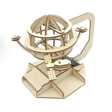 Load image into Gallery viewer, Marble Run Model Building Kits satellite travels around earth Construction Toy Wooden Crafts