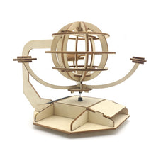 Load image into Gallery viewer, Marble Run Model Building Kits satellite travels around earth Construction Toy Wooden Crafts
