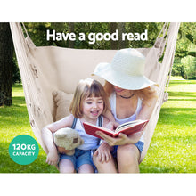 Load image into Gallery viewer, Gardeon Hammock Swing Chair - Cream