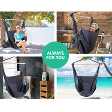 Load image into Gallery viewer, Gardeon Hammock Swing Chair - Grey