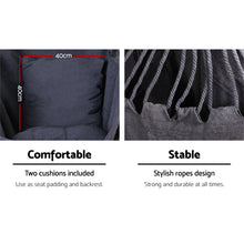 Load image into Gallery viewer, Gardeon Hammock Swing Chair - Grey
