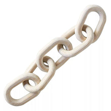 Load image into Gallery viewer, White Wooden Chain 5-Link