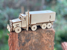 Load image into Gallery viewer, Model kit Transport Truck 3D Ply Wood - craft built it DIY craft kit.