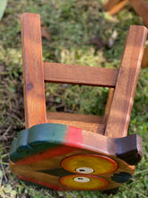 Load image into Gallery viewer, Kids Chair Wooden Stool Animal OWL Theme Children’s Chair and Toddlers Stepping Stool.