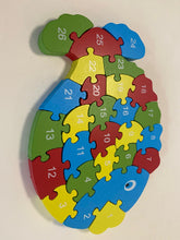 Load image into Gallery viewer, Puzzle for toddlers- Wooden animal themed puzzle -FISH